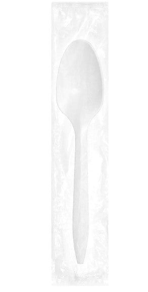 IND WRAP TEASPOON MED PP WHITE 1000 - Closeout Korner